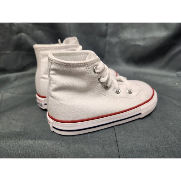 Converse Toddlers Chuck Taylor All Star Hi Lace Up White Size 9 NEW NO BOX! - Picture 8 of 10